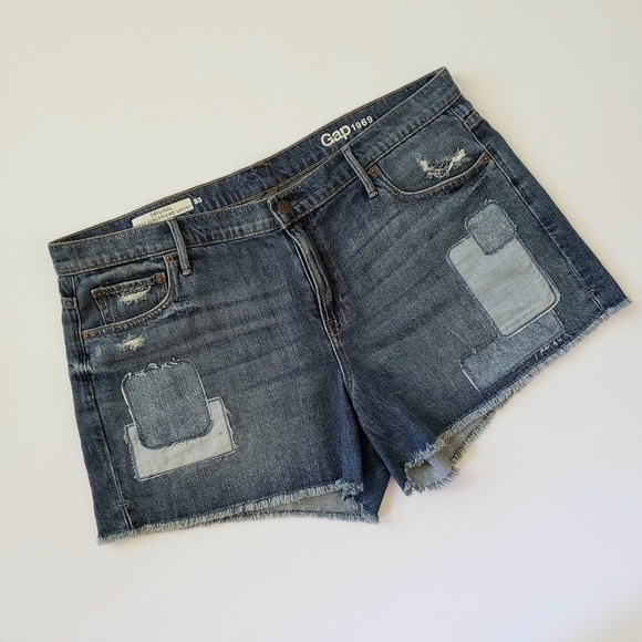 GAP Pants - ❤ Gap 1969 Patchwork Best Girlfriend Shorts